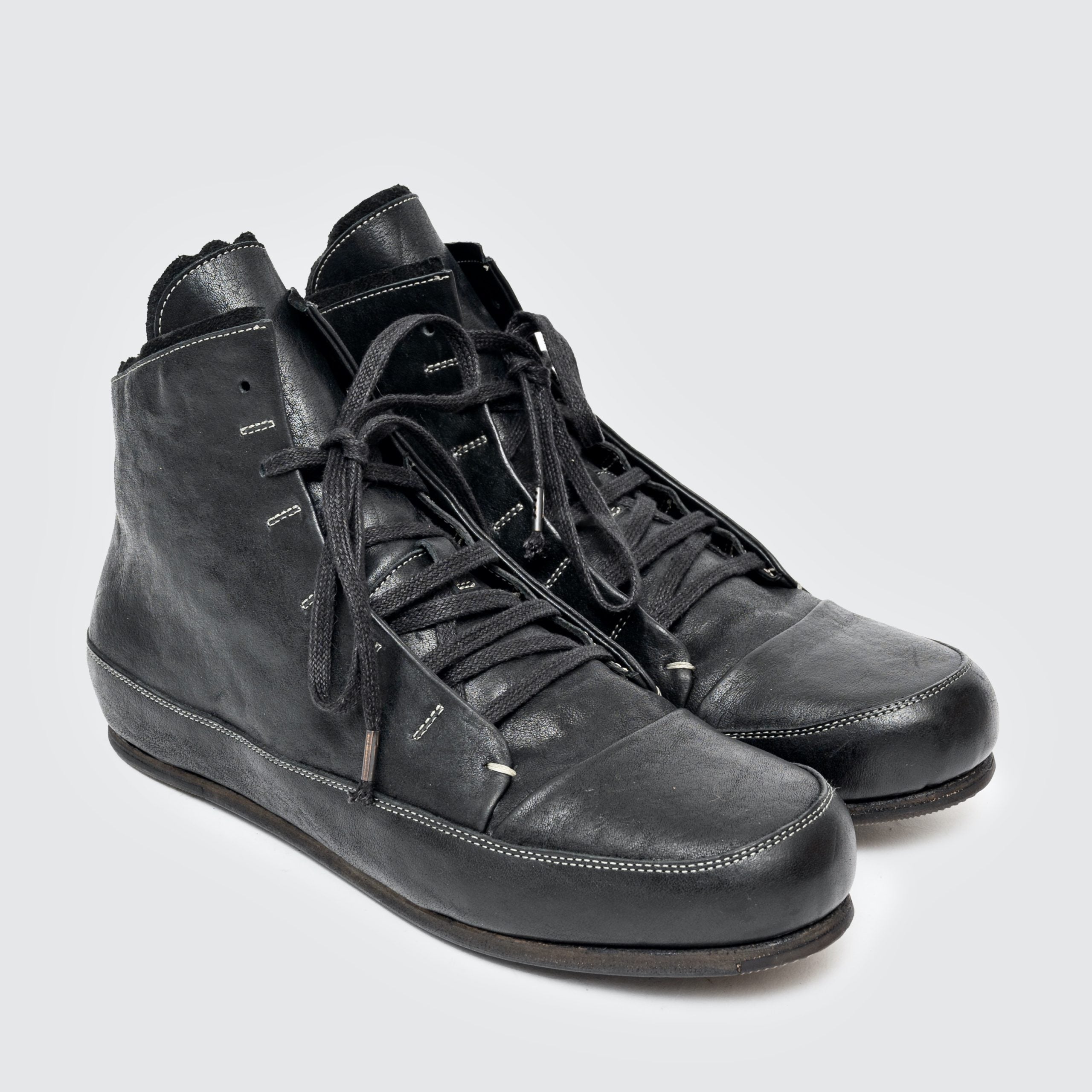 SKM 05 M Black Leather Sneaker