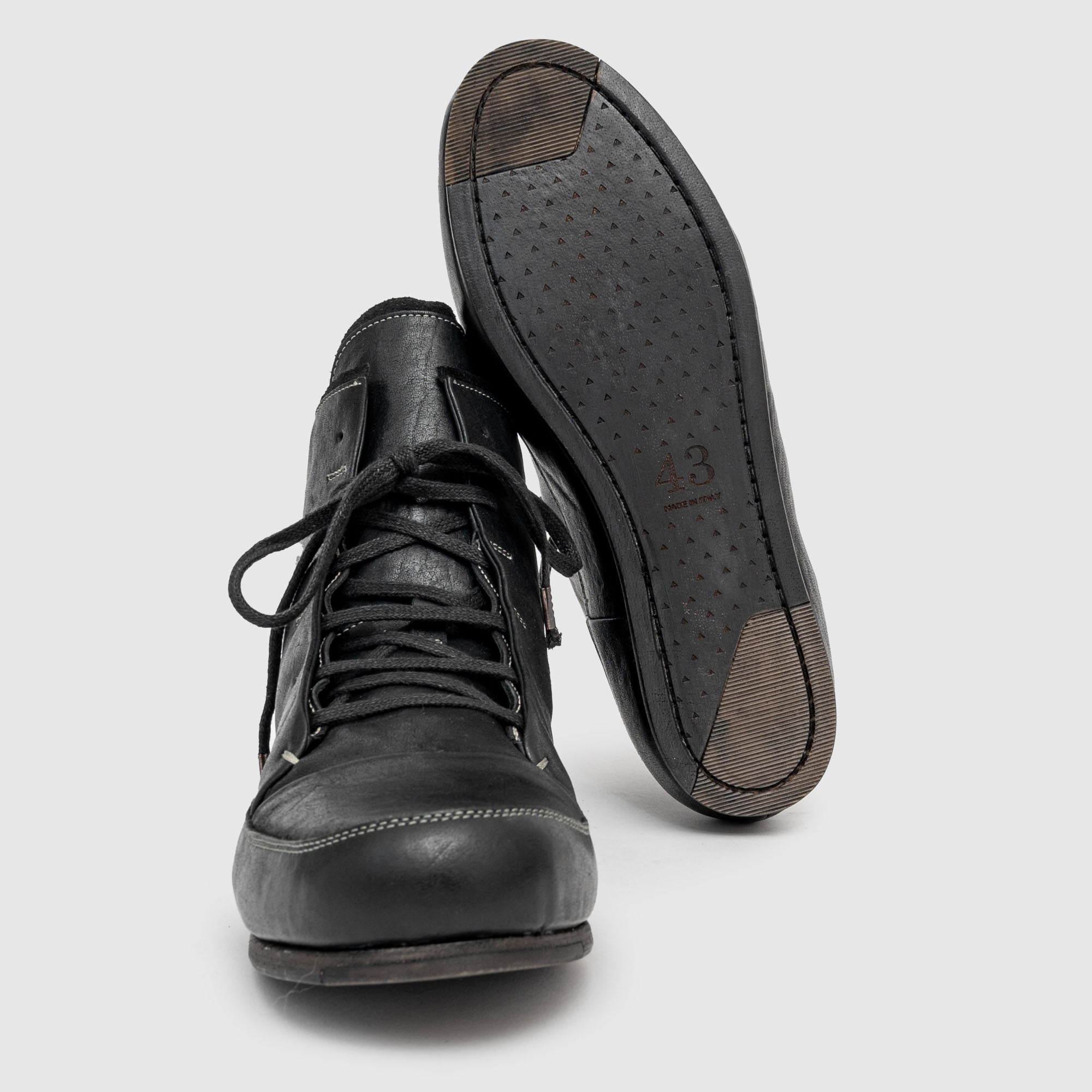 SKM 05 M Black Leather Sneaker