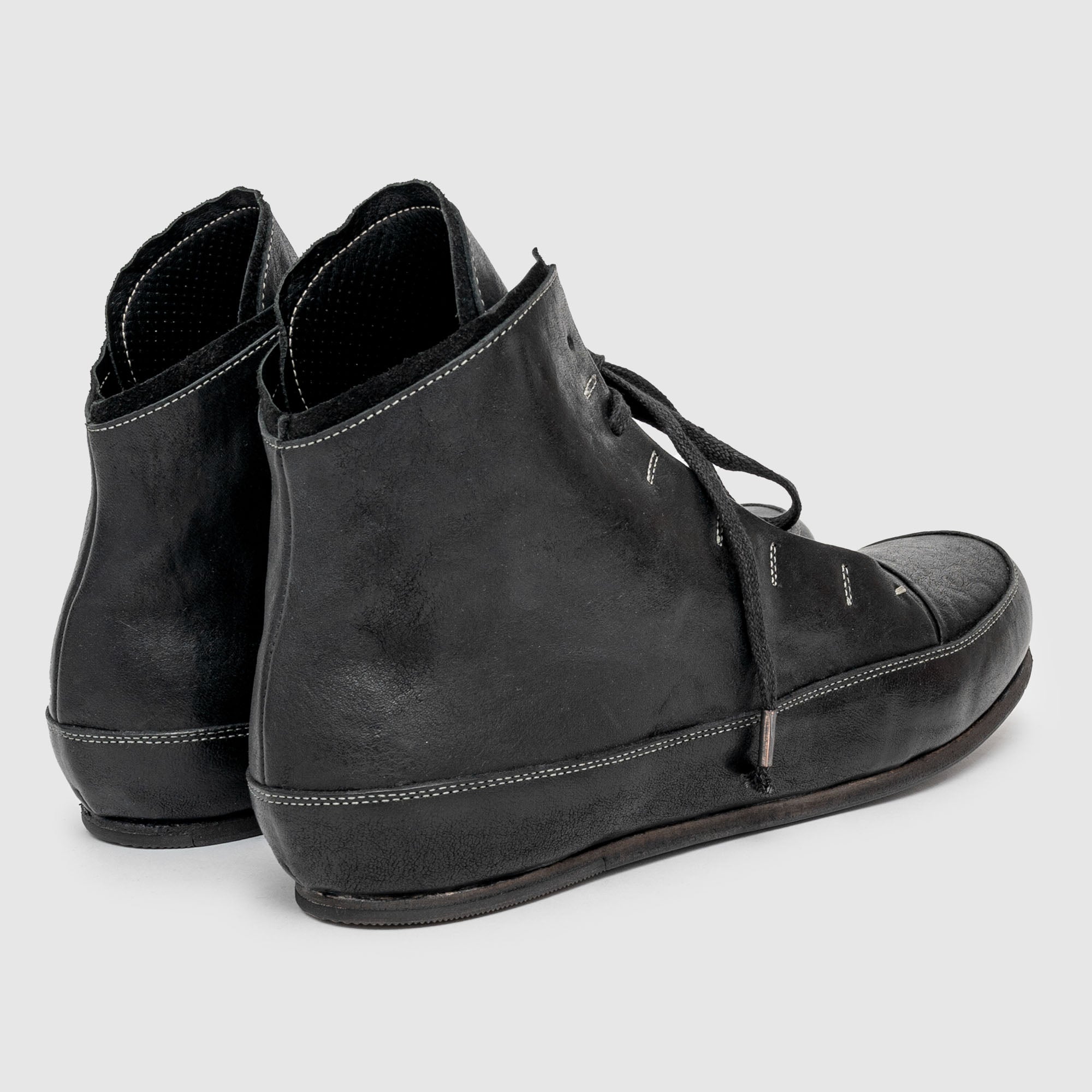 SKM 05 M Black Leather Sneaker