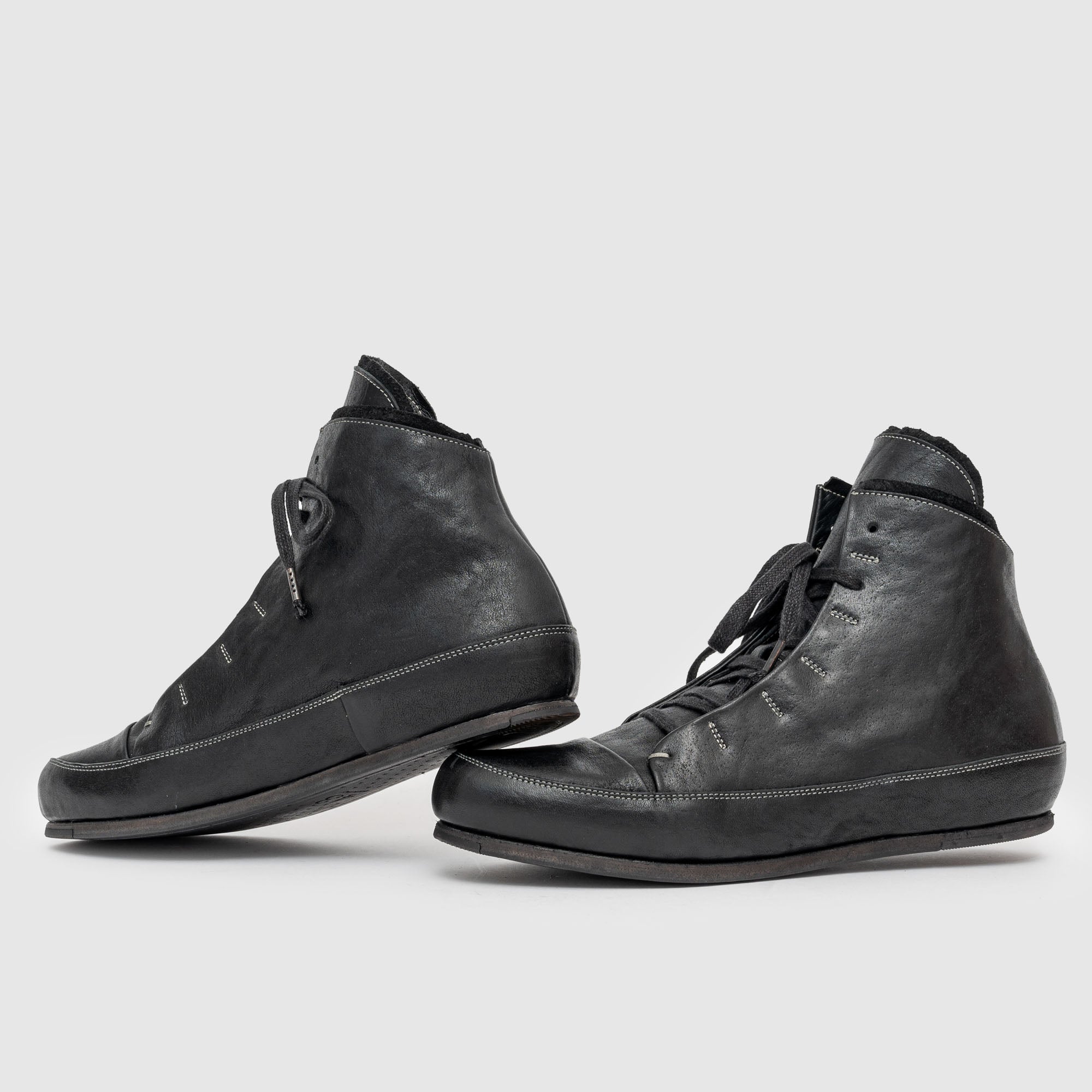 SKM 05 M Black Leather Sneaker