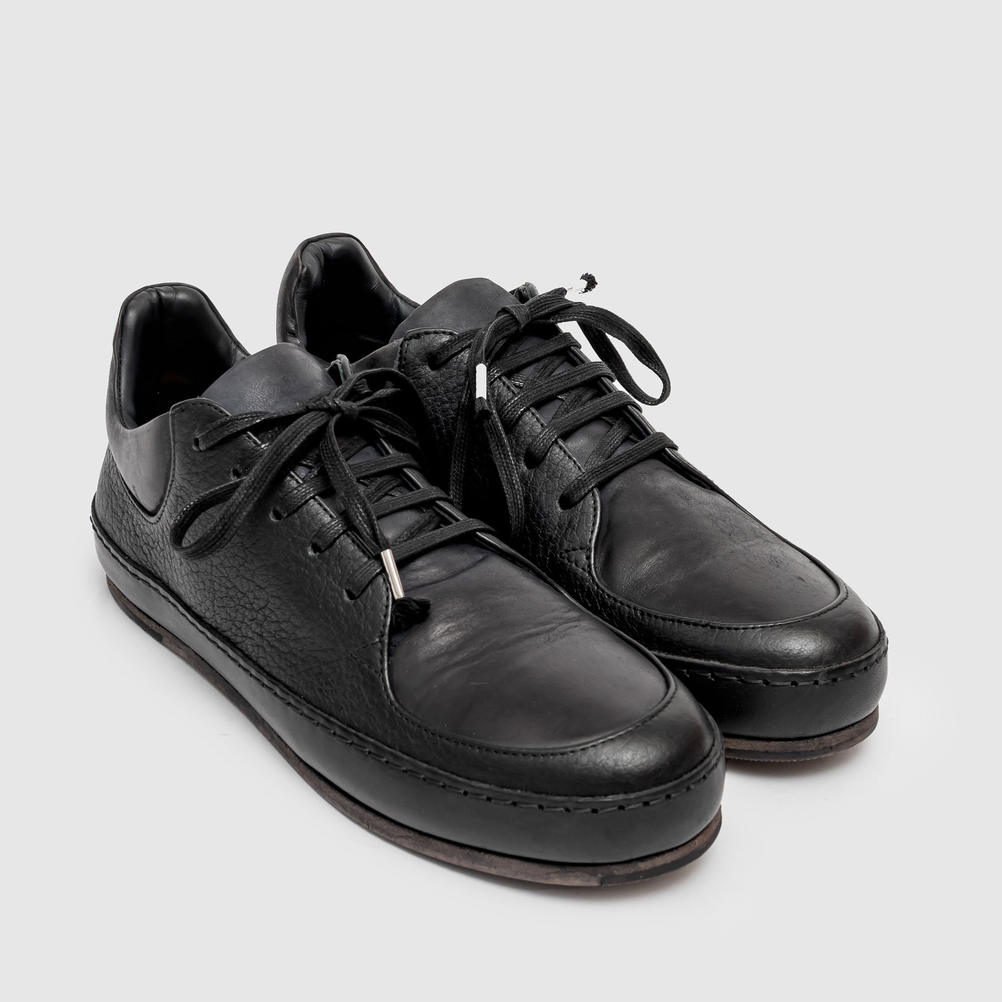 SHL 01 M Black Leather Sneaker