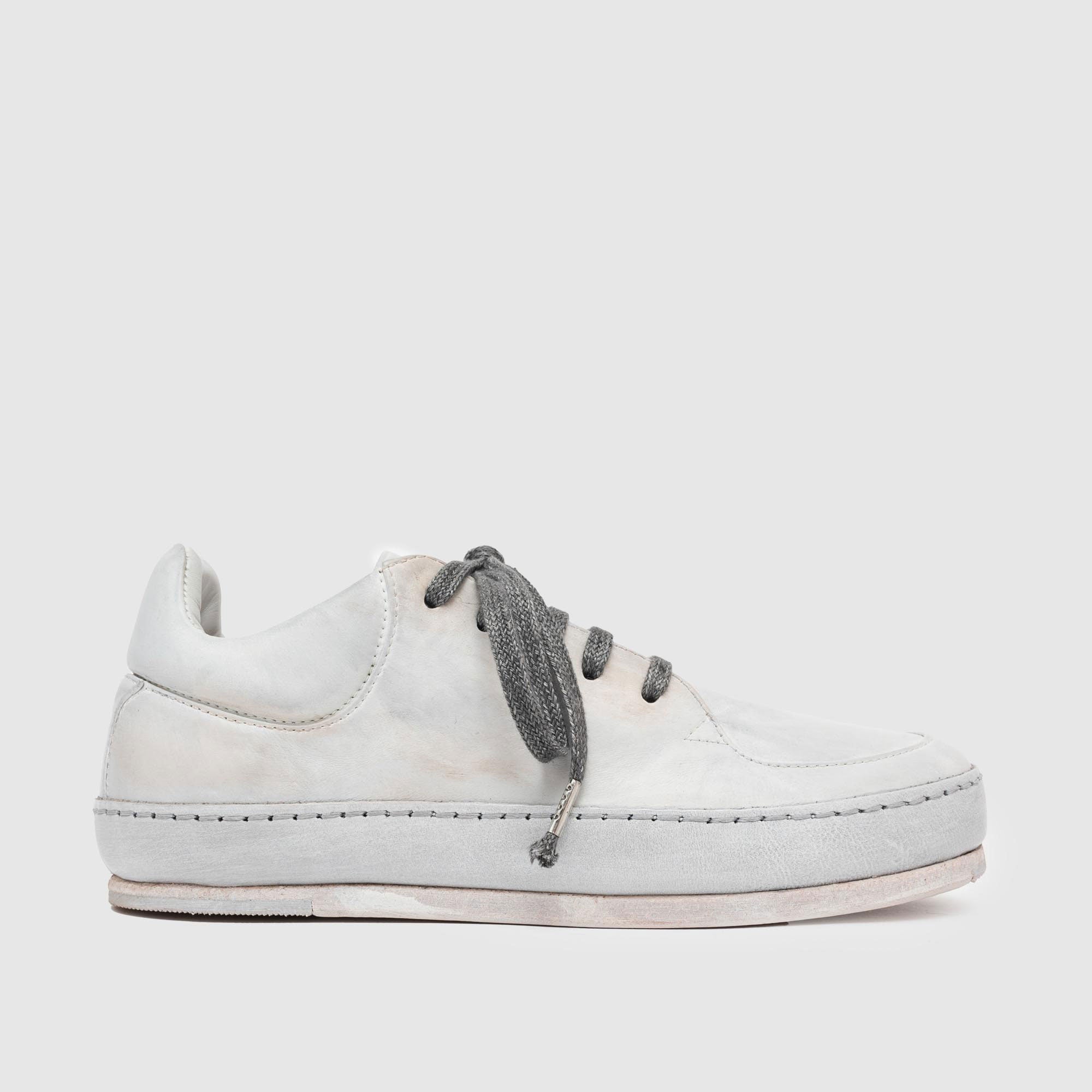 SHL 01 W White Leather Sneaker