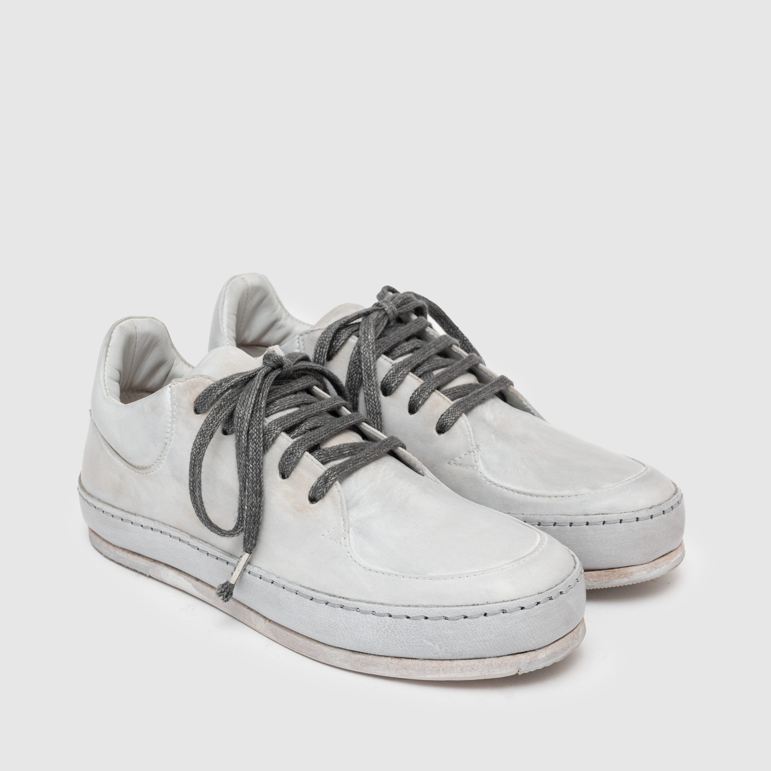 SHL 01 W White Leather Sneaker