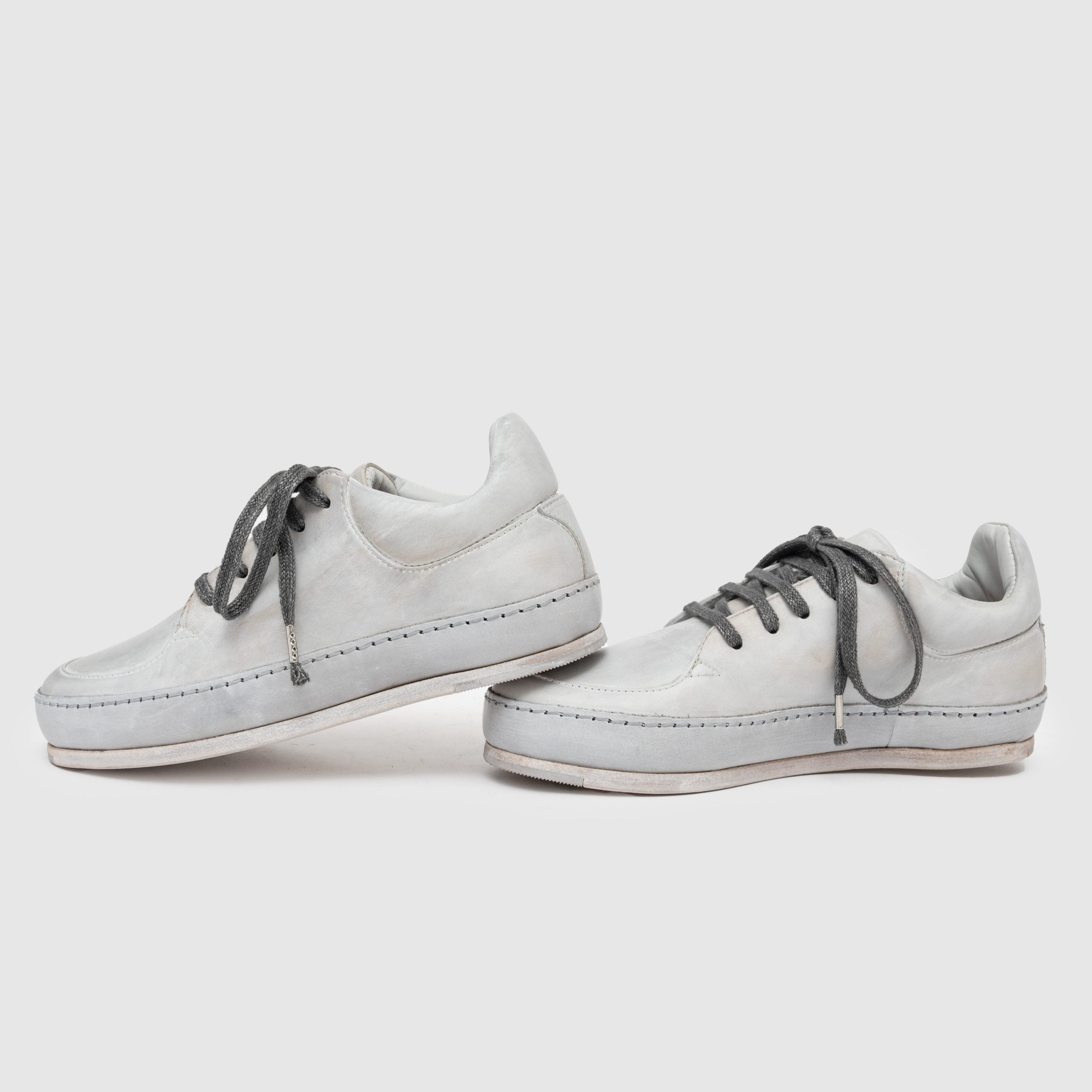 SHL 01 W White Leather Sneaker