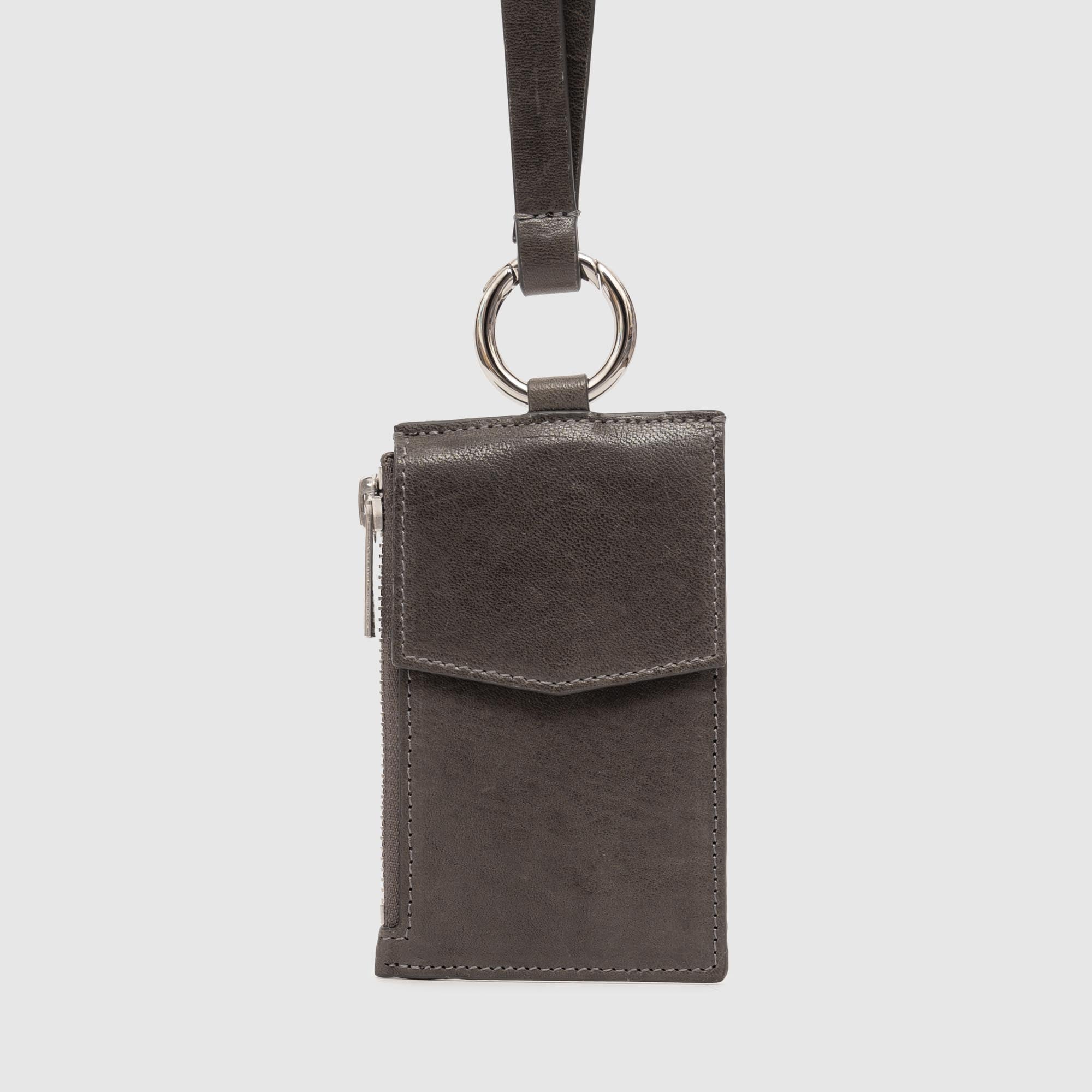 CHG 21 Grey Leather Cardholder