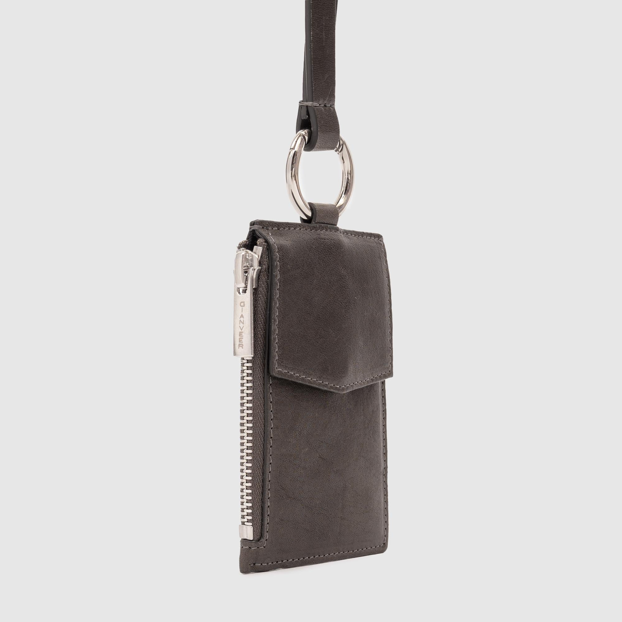 CHG 21 Grey Leather Cardholder