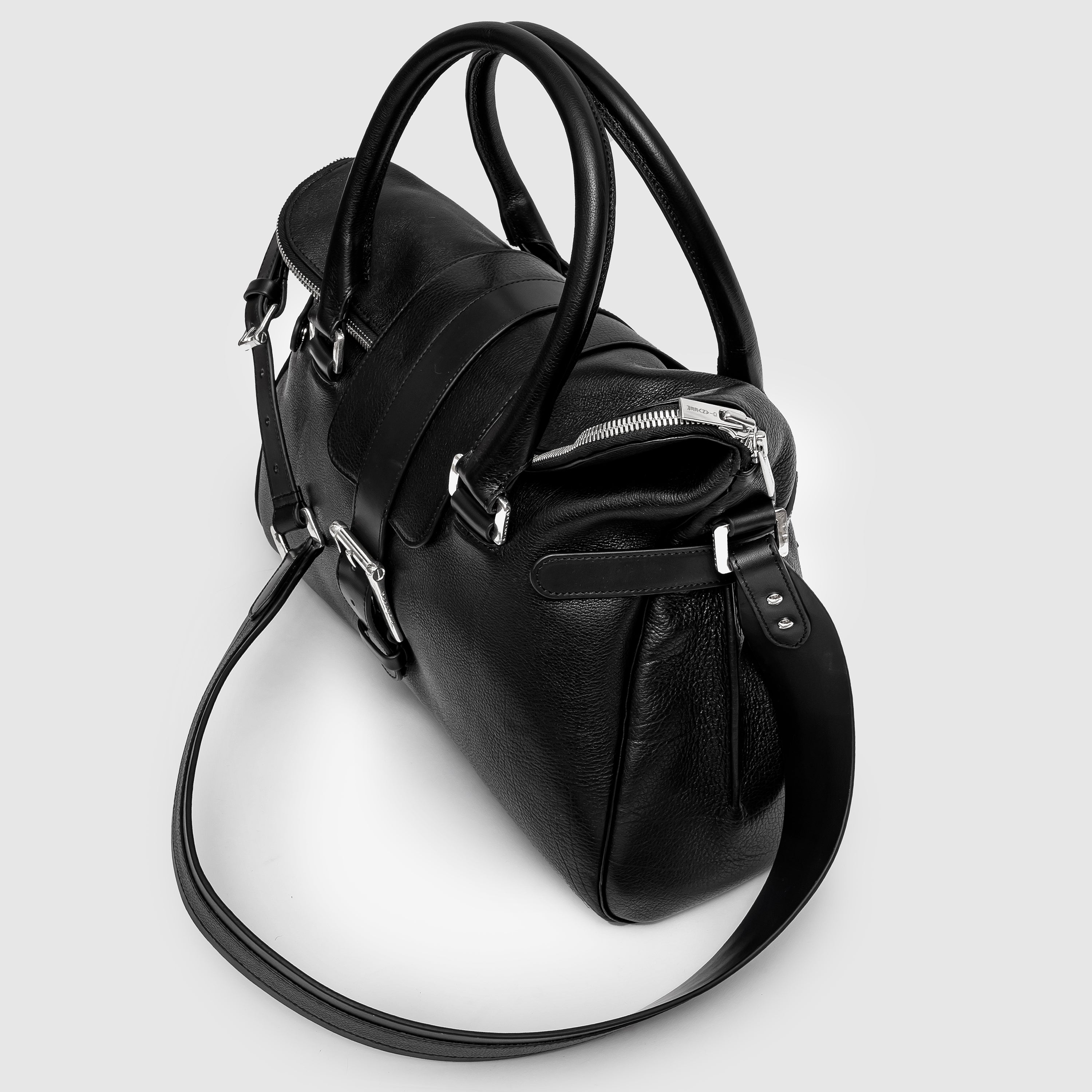 WBB 02 W Women's Black Leather Bag