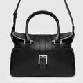 WBB 02 W Women's Black Leather Bag