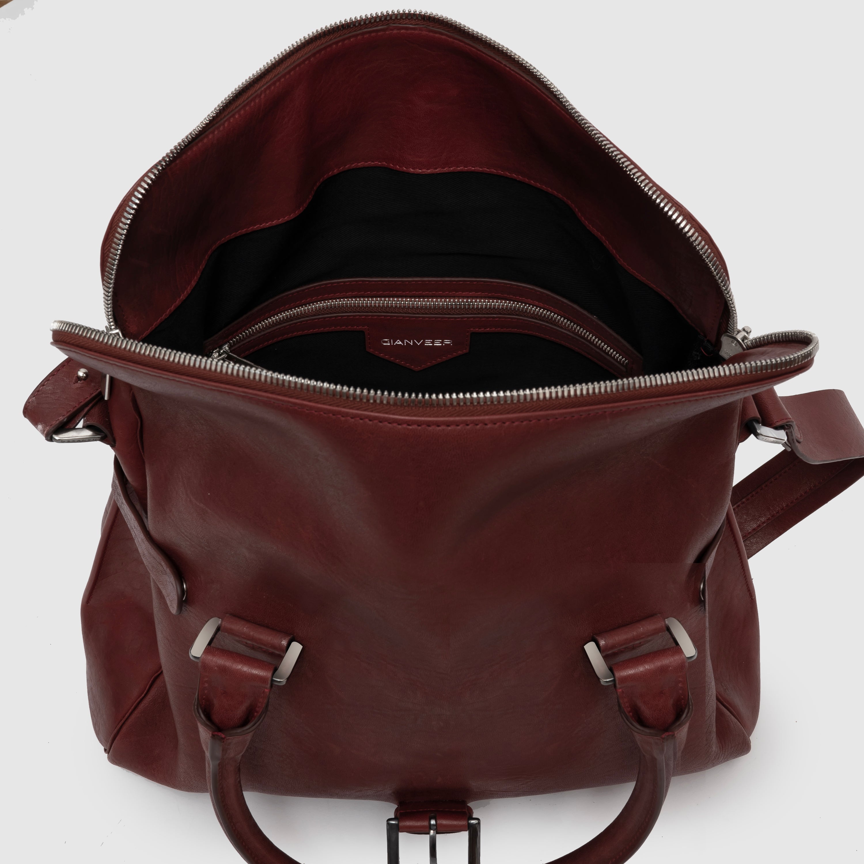 WBR 02 W Red Leather Bag