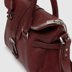 WBR 02 W Red Leather Bag