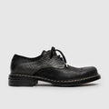 SHCD 01 M Black Leather Derby Shoe