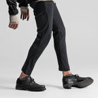 SHCD 01 M Black Leather Derby Shoe