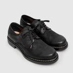 SHCD 01 M Black Leather Derby Shoe