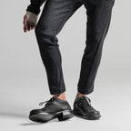 SHCD 01 M Black Leather Derby Shoe