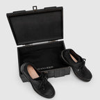 SHCD 01 M Black Leather Derby Shoe