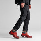 SHCD 01 M Red Leather Derby Shoe