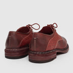 SHCD 01 M Red Leather Derby Shoe