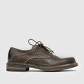SHCD 01 M Green Leather Derby Shoe